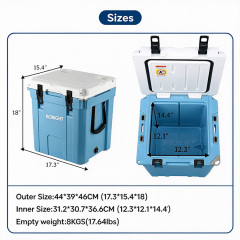33QT Rotomolded Hard Cooler | OEM & Private Label Manufacturer