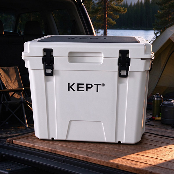Boright 45QT Rotomolded Cooler with Recessed Flat-Top Lid