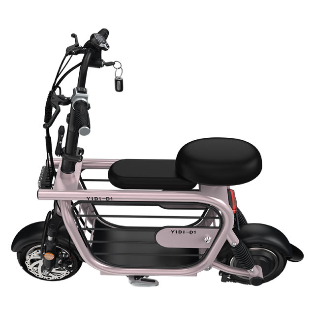 YIDI Folding Electric Scooter - 11-inch Tire Electric Bike for Adults with Pet Carrier - Electric Scooter for Adults