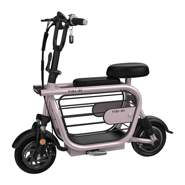 YIDI Folding Electric Scooter - 11-inch Tire Electric Bike for Adults with Pet Carrier - Electric Scooter for Adults