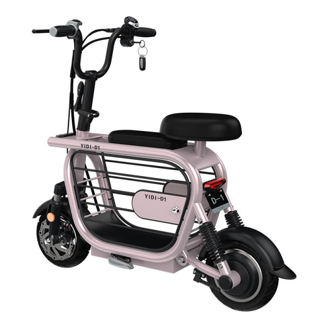 YIDI Folding Electric Scooter - 11-inch Tire Electric Bike for Adults with Pet Carrier - Electric Scooter for Adults