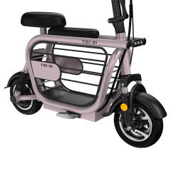 YIDI Folding Electric Scooter - 11-inch Tire Electric Bike for Adults with Pet Carrier - Electric Scooter for Adults