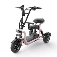 YIDI Mini Electric Tricycle 400W 48V Electric Trike With Child Seat