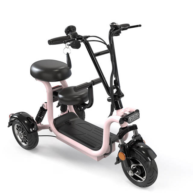 YIDI Mini Electric Tricycle 400W 48V Electric Trike With Child Seat