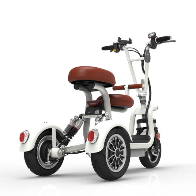 YIDI Mini Electric Tricycle 400W 48V Electric Trike With Child Seat