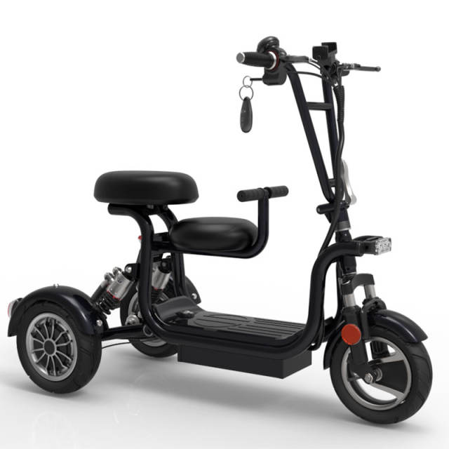 YIDI Mini Electric Tricycle 400W 48V Electric Trike With Child Seat