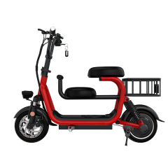 Yidi OEM Electric Bicycle 48v Lithium Battery Foldable Electric Bike With Child Seat And Basket