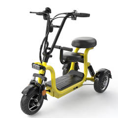 YIDI Mini Electric Tricycle 400W 48V Electric Trike With Child Seat