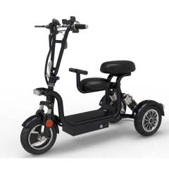 YIDI Mini Electric Tricycle 400W 48V Electric Trike With Child Seat