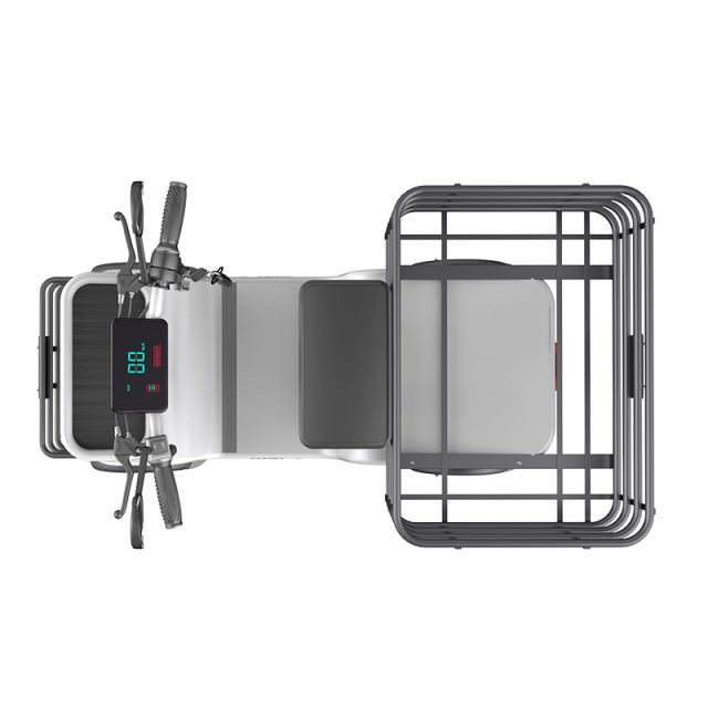 YIDI Mini Cargo Motor Dual Motor Drive Four-wheels Cargo Electric Scooter