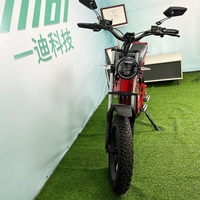 YIDI New Design D73 20Inch 750w 1000w 2000w Fat Tire Electric Bike 20 Inch Bicycle Dual Motor Electric Vehicle,Electric Mountain Bike