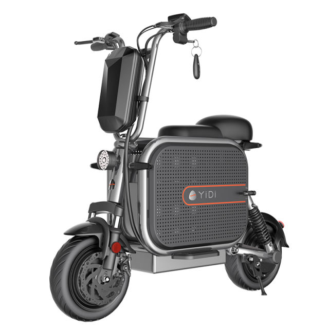 YIDI Factory Wholesale 2 Wheel Electric Cargo Bike With Pet Storage 11 Inch Tire Electric Moped Scooter