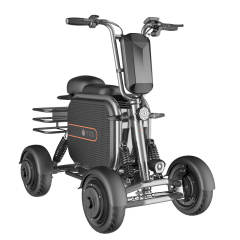 Factory Wholesale YIDI New Design 500W Folding 4 Wheel Elderly Electric Mobility Mini Moped With Pet Basket