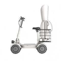 YIDI丨1000W Dual Rear Motor 4-Wheel Off-Road Electric Scooter - Beach Folding Mobility Scooter for B2B Wholesalers