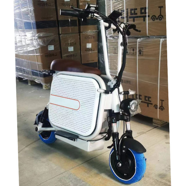 YIDI Factory Wholesale 2 Wheel Electric Cargo Bike With Pet Storage 11 Inch Tire Electric Moped Scooter