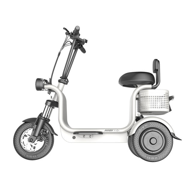 YIDI New Design 11 Inch 3.0Tire Three Wheel Electric Tricycle 48V 400W/800W Three Electric Wheel Elderly Scooter