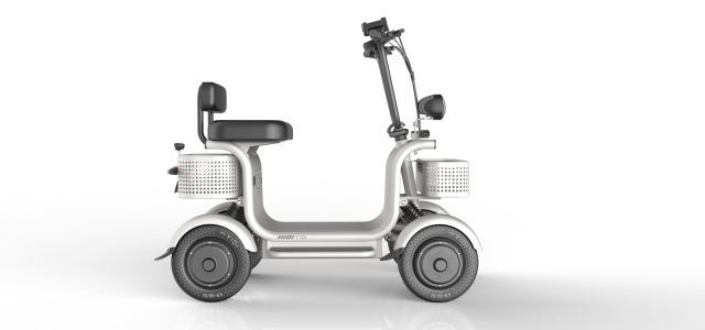 2025 New Arrival Electric Scooter 250w 500w Dual Motors Four Wheeler Strong Torque Scooter Electric Adult