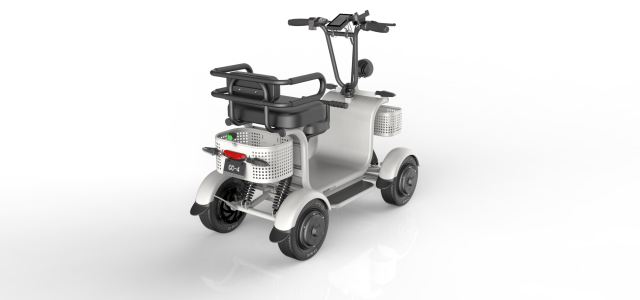 2025 New Arrival Electric Scooter 250w 500w Dual Motors Four Wheeler Strong Torque Scooter Electric Adult