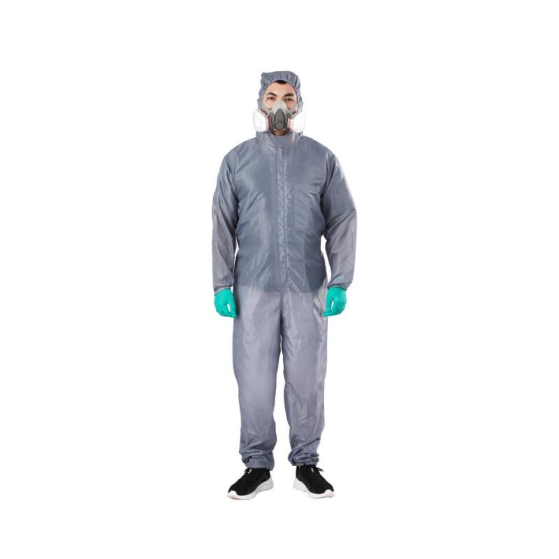 100% Polyester Grey Spray Paint Suit