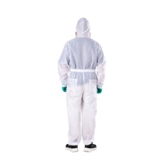 100% Polyester Spray Suit White
