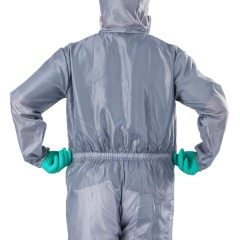 100% Polyester Grey Spray Paint Suit