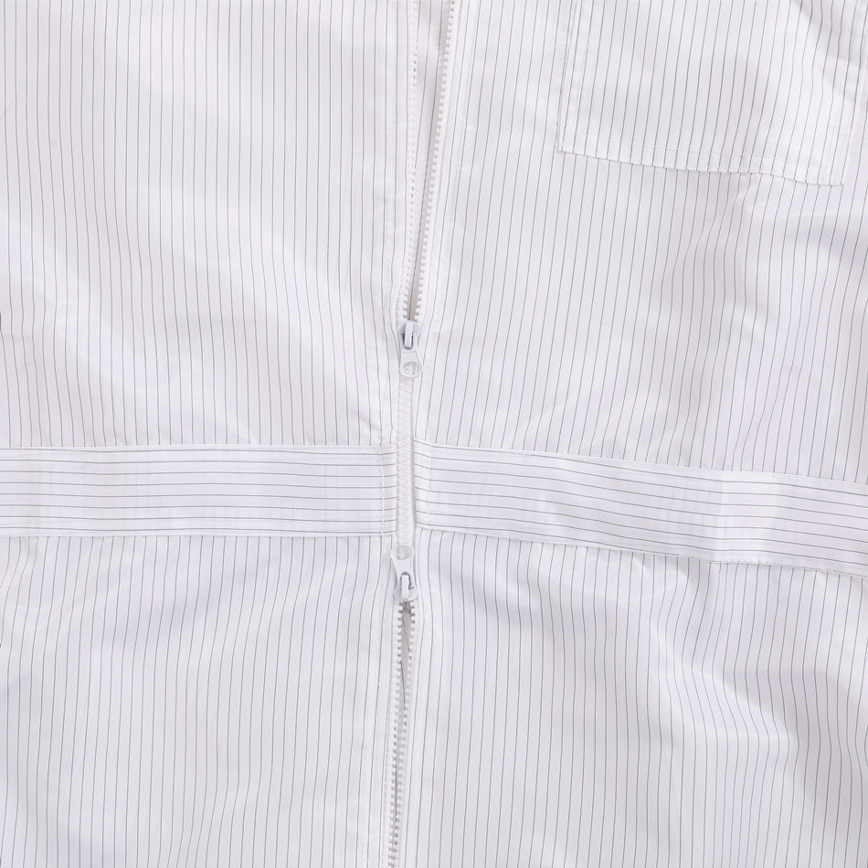 Reusable White Polyester Carbon Fiber Spray Suit