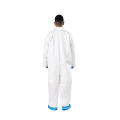 Microporous Coverall with Collar