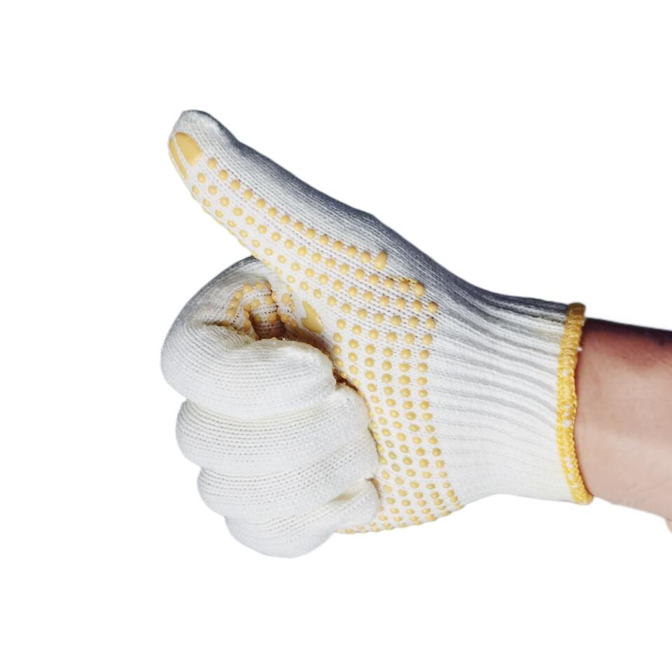 PVC Dots Cotton Safety Gloves