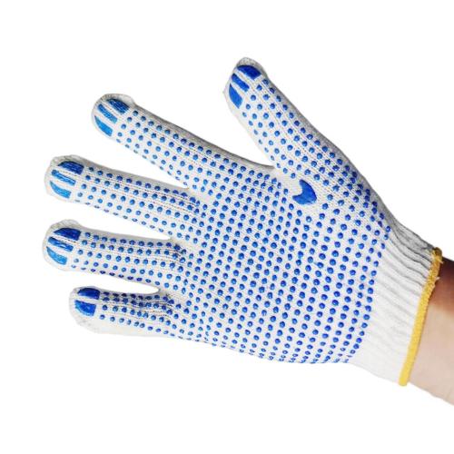PVC Dots Cotton Safety Gloves