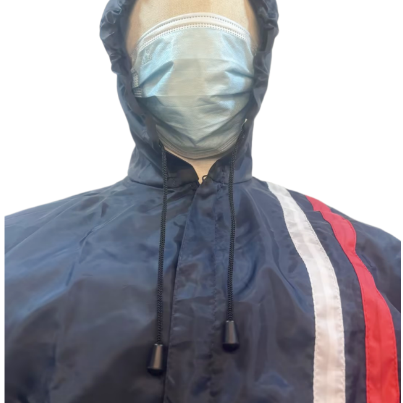 100% Polyester Navy Blue Spray Paint Suit Reusable