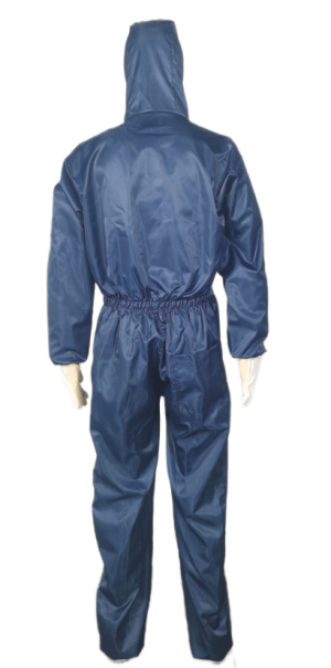 Reusable and Wahsable Navy Blue Polyester Carbon Fiber Spray Suit Painting Overalls