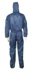 Reusable and Wahsable Navy Blue Polyester Carbon Fiber Spray Suit Painting Overalls