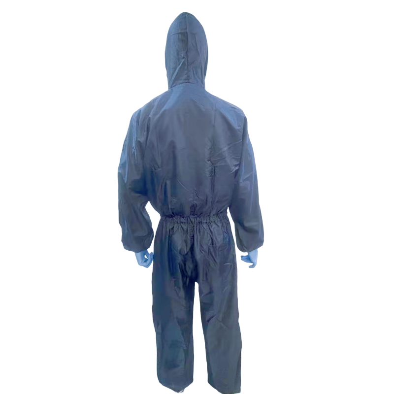 100% Polyester Navy Blue Spray Paint Suit Reusable