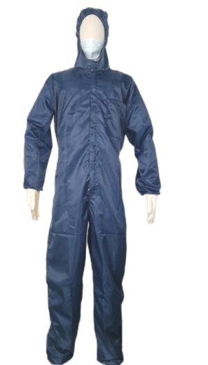 Reusable and Wahsable Navy Blue Polyester Carbon Fiber Spray Suit Painting Overalls