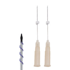 Factory Wholesale Price Tornado Screw Thread CE Approved 26/27G Screw Thread PDO PCL PLLA Thread For Nasolabial Folds