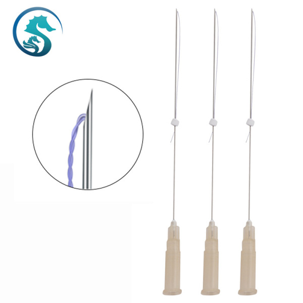 Hot Selling CE Approved Tornado Thread 26/27G Tornado Thread PDO PCL PLLA Thread For Lip Contour