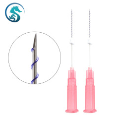 Factory Price High Quality Mono Screw Thread 26/27/29/30G Screw Thread PDO PCL PLLA Thread For Double Chin