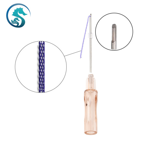 CE Approved Wholesale Price PCL Mesh Thread L Needle 19G Mesh Thread For Nasolabial Folds Deep Wrinkles
