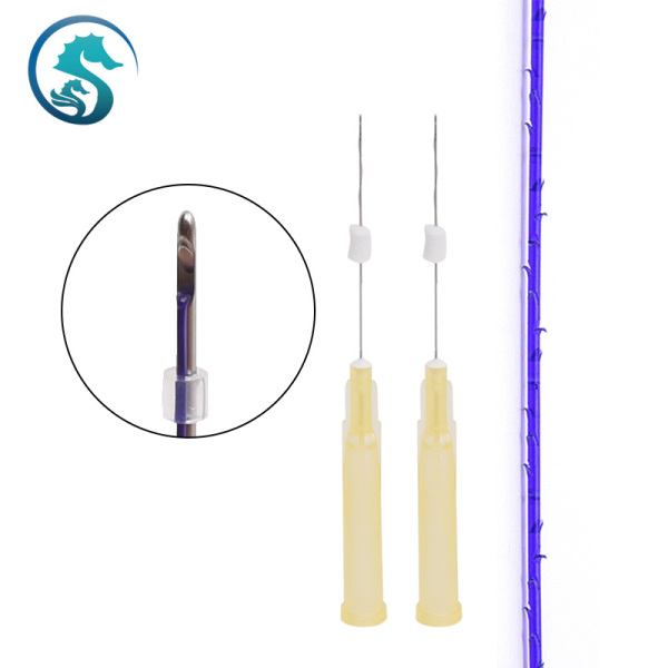 Factory Supply PDO Eye Thread Blunt Cannula W 30G Eye Thread For Eye Bag Crow's Feet