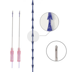 PDO Thread Wholesale Cones Fishbone Thread W L Needle PDO PCL PLLA Cog Thread For Face Lifting