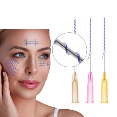 High Quality Mono Screw Thread 26G 27G 29G 30G Screw Thread PDO PCL PLLA Thread For Face Wrinkle