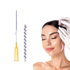 High Quality Mono Screw Thread 26G 27G 29G 30G Screw Thread PDO PCL PLLA Thread For Face Wrinkle