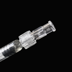 Disposable connector for luer lock syringe