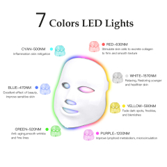 D.seahorse infrared led mask light therapy led facial mask
