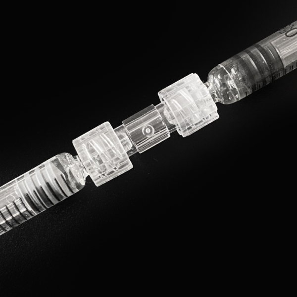 Disposable connector for luer lock syringe