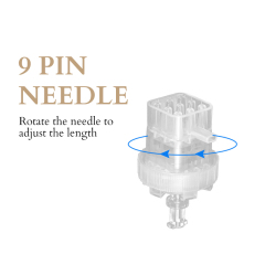 9pins crystal meso multi needle for syringe