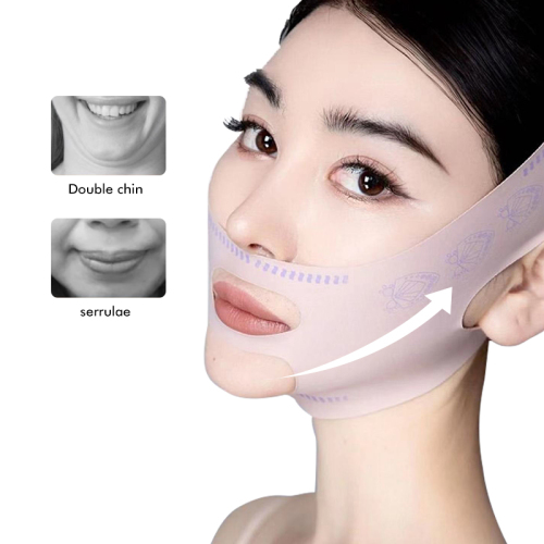 Wholesale pink cheap v face chin bandage lifting bandage