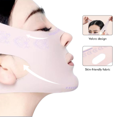 Wholesale pink cheap v face chin bandage lifting bandage
