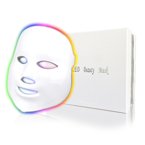 beauty 7 colors led light face mask skin care