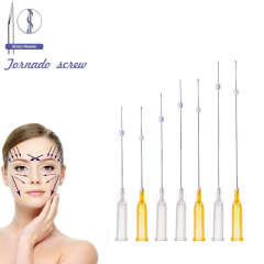 Factory Wholesale Tornado Screw Thread 26/27G Screw Thread PDO PCL PLLA Thread For Nasolabial folds